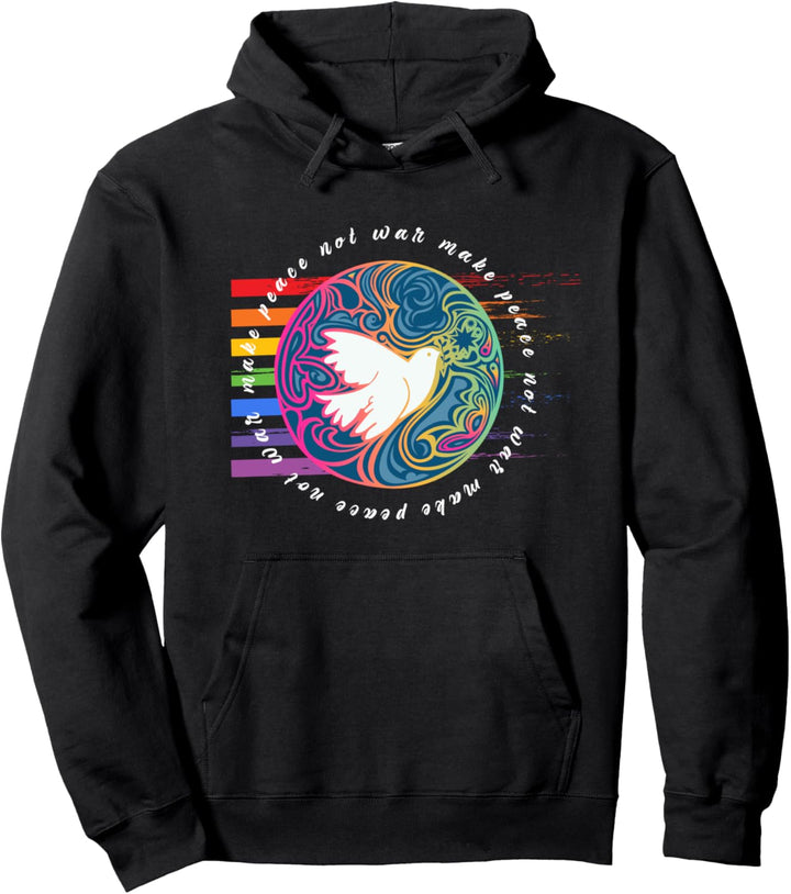 MAKE PEACE, NOT WAR - Frieden - Friedenstaube - Peace Pullover Hoodie