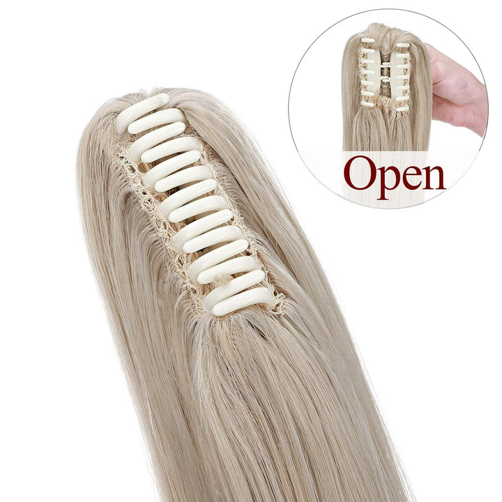 SEGO Ponytail Extension Pferdeschwanz Zopf mit Klammer Haarteil Haarverlängerung Hair Piece Haar Hit