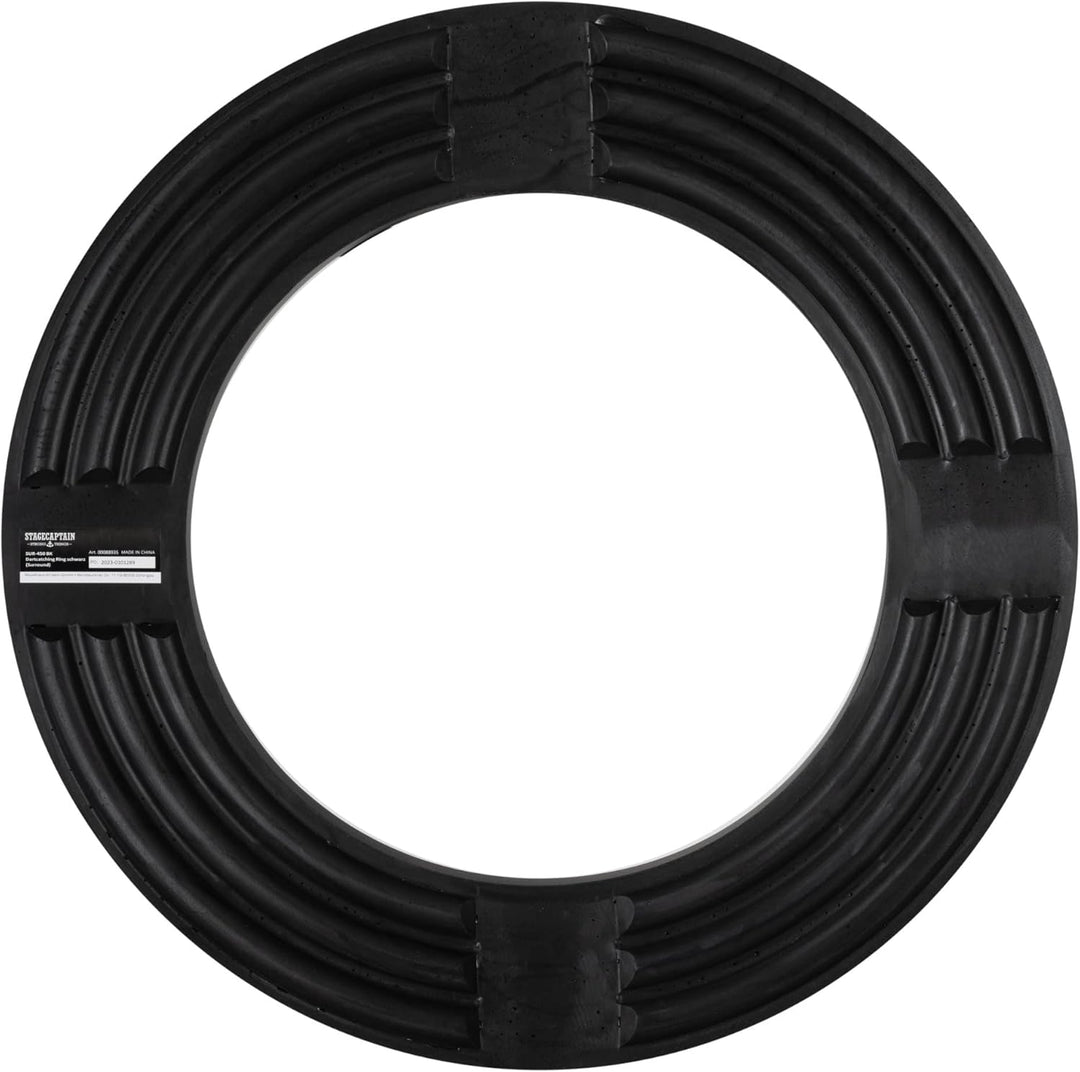 Stagecaptain SUR-450 BK Dartring - Surround für Steeldarts aus 3,5 cm dickem PU-Schaum - Schützt Wan