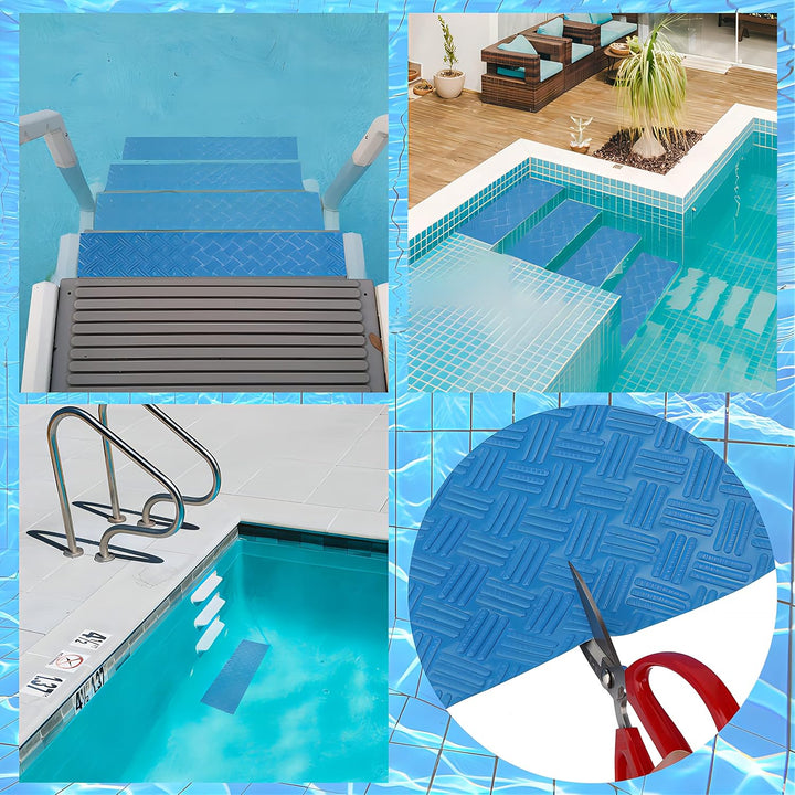 Schwimmbadleitermatte, rutschfeste Matte, Poolfolienschutz, Schwimmbadleiterpolster für Schwimmbadfo