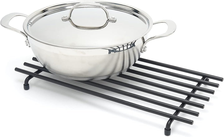 simplywire – Untersetzer – Hitzebeständig – Küchenarbeitsplattenschutz – Gross – Schwarz 1er-Pack, 1