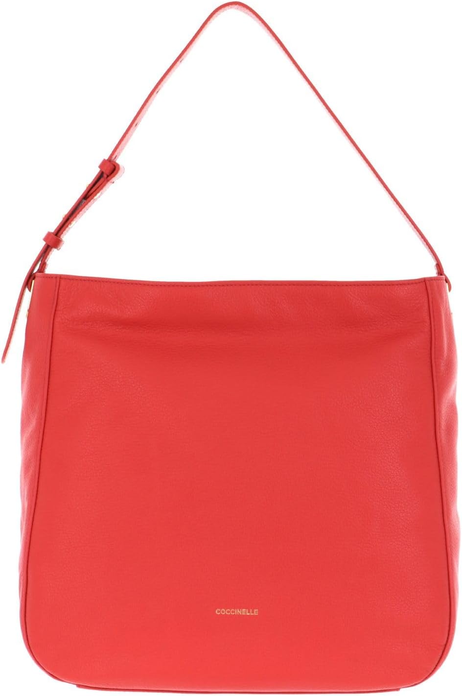 Coccinelle Lea Shoulder Bag Coral Red