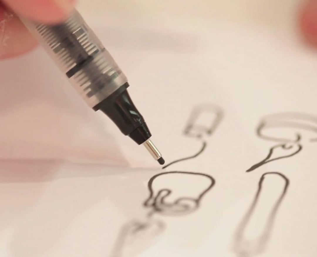 rOtring Tikky-Grafik Fineliner Filzstifte | 0,3 mm | schwarze Tinte | 12-er Box 0.3 bordeaux, 0.3 bo