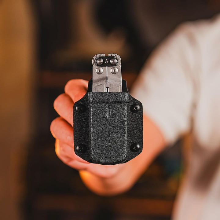 TACTICAL GEEK TGCode G9 Multi-Tool-Hülle für LEATHERMAN REBAR, Holster aus Kydex Material, Einstellb