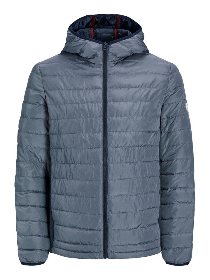 Jack &amp; Jones Herren Jjeace Spring Puffer Hood Steppjacke mit Kapuze XL Grisaille, XL Grisaille