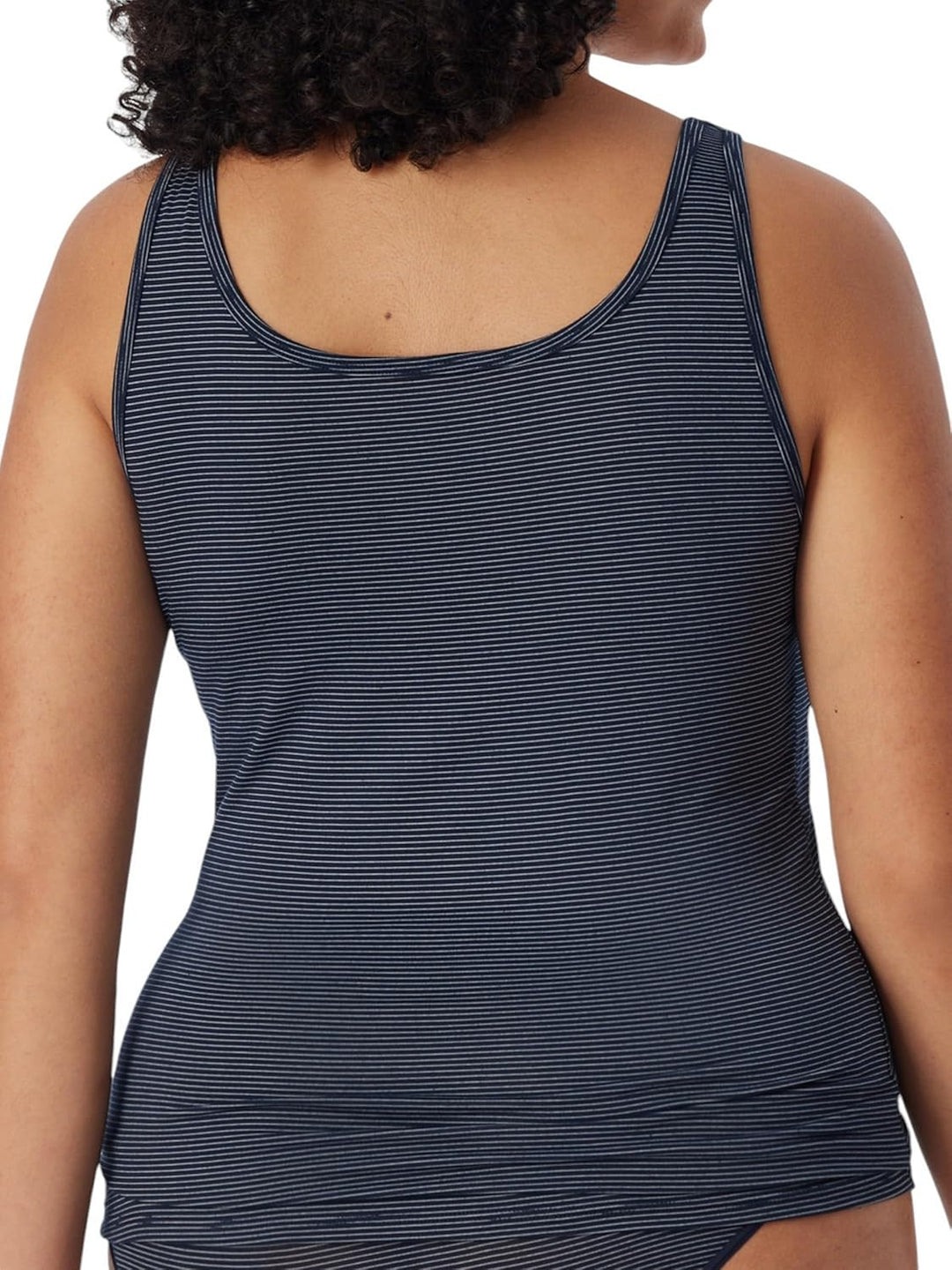 Schiesser Damen 2 Pack Trägertop Unterhemd - Modal Essentials 36 Nachtblau_162896, 36 Nachtblau_1628