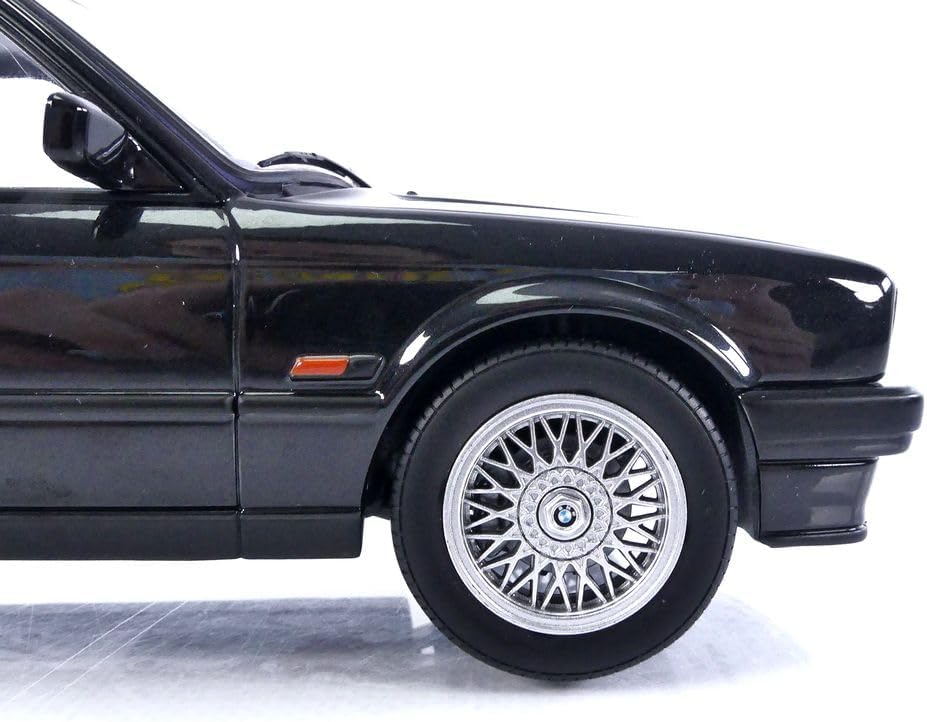 Norev 183203 BMW 325i 1988 Black metallic 1:18 Miniatur, Mehrfarbig, 1/18e