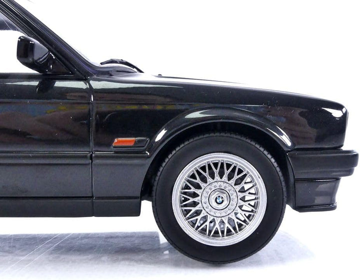 Norev 183203 BMW 325i 1988 Black metallic 1:18 Miniatur, Mehrfarbig, 1/18e