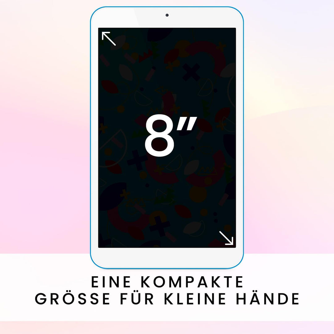 SPC Gravity 3 Mini – Tablet für Kinder mit 8" Display, Kindersicherung, 4GB RAM, 64GB erweiterbarer