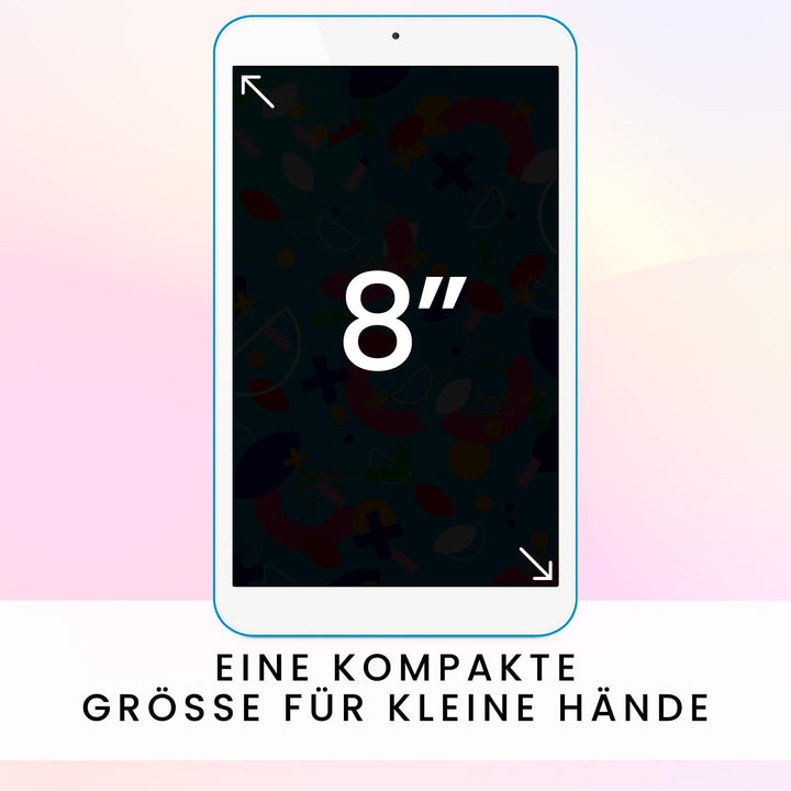 SPC Gravity 3 Mini – Tablet für Kinder mit 8" Display, Kindersicherung, 4GB RAM, 64GB erweiterbarer