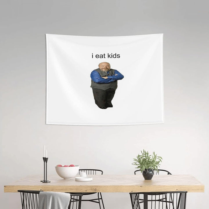 LWIEF Wealth Bertram Eats Kids Wandteppich, Wandbehang, natürliche Landschaft, Schlafzimmer, Wohnzim