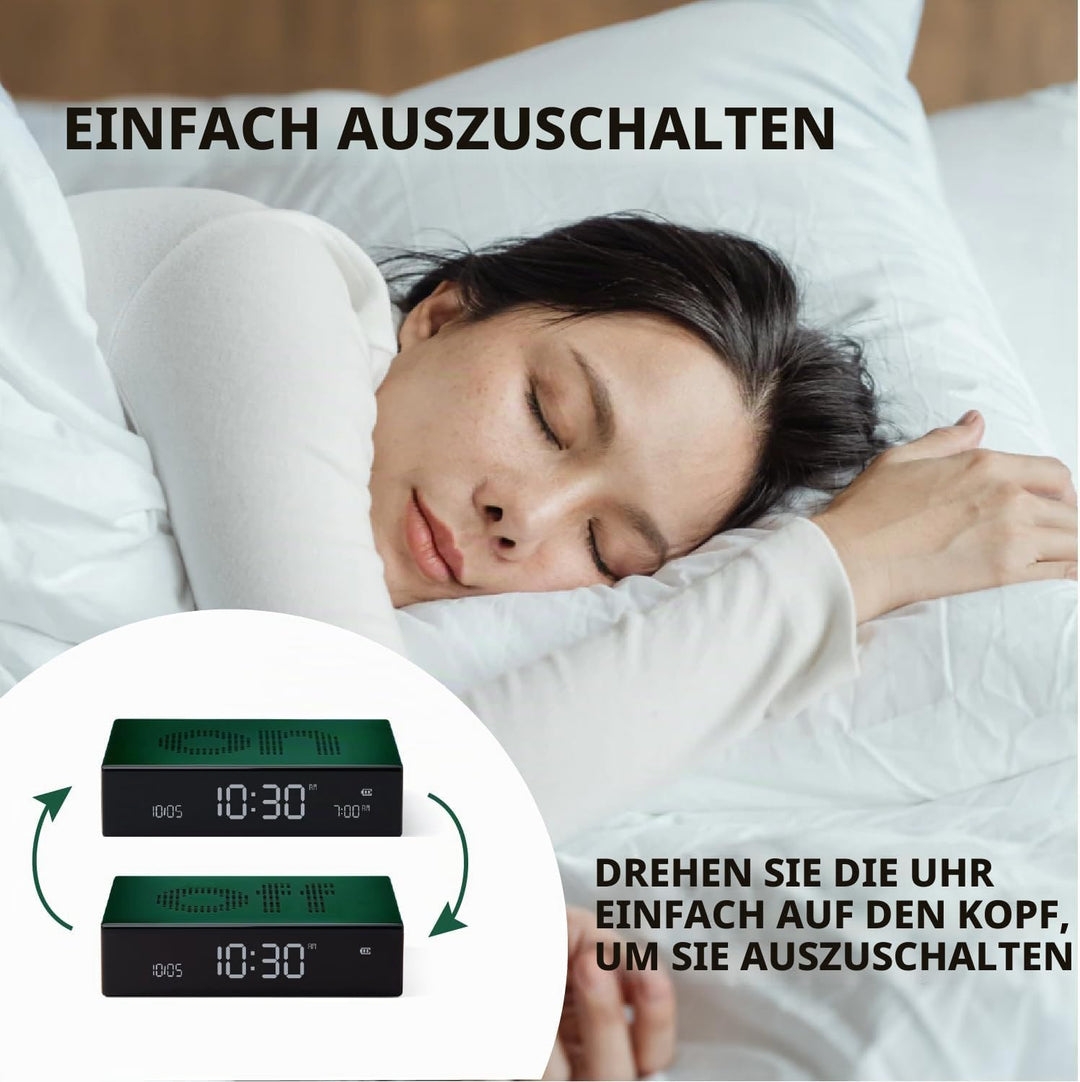 Lexon FLIP Premium LCD-Wecker (Bronze), Bronze