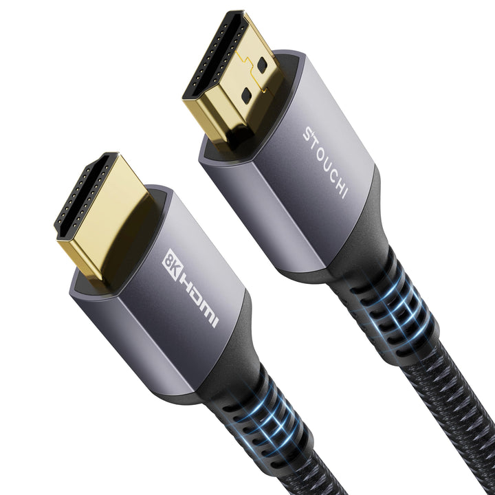 Stouchi 4m HDMI Kabel 8K Ultra HD 48Gbps High Speed 8K60 4K120 144Hz RTX 3080 eARC HDR10 4:4:4 HDC