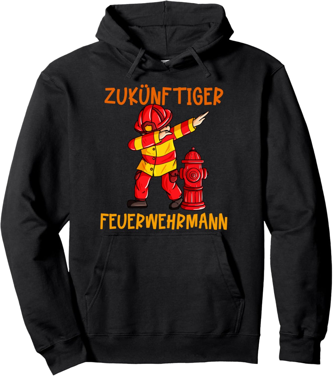Zukünftiger Feuerwehrmann Dabbing Feuerwehr Kinder Fun Pullover Hoodie