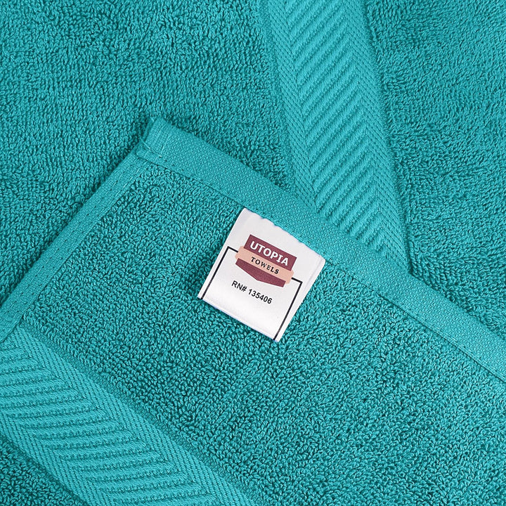 Utopia Towels - 6er-Pack mittelgrosse Badetücher aus 100% Baumwolle mit Aufhängeschlaufen, 60x120 cm