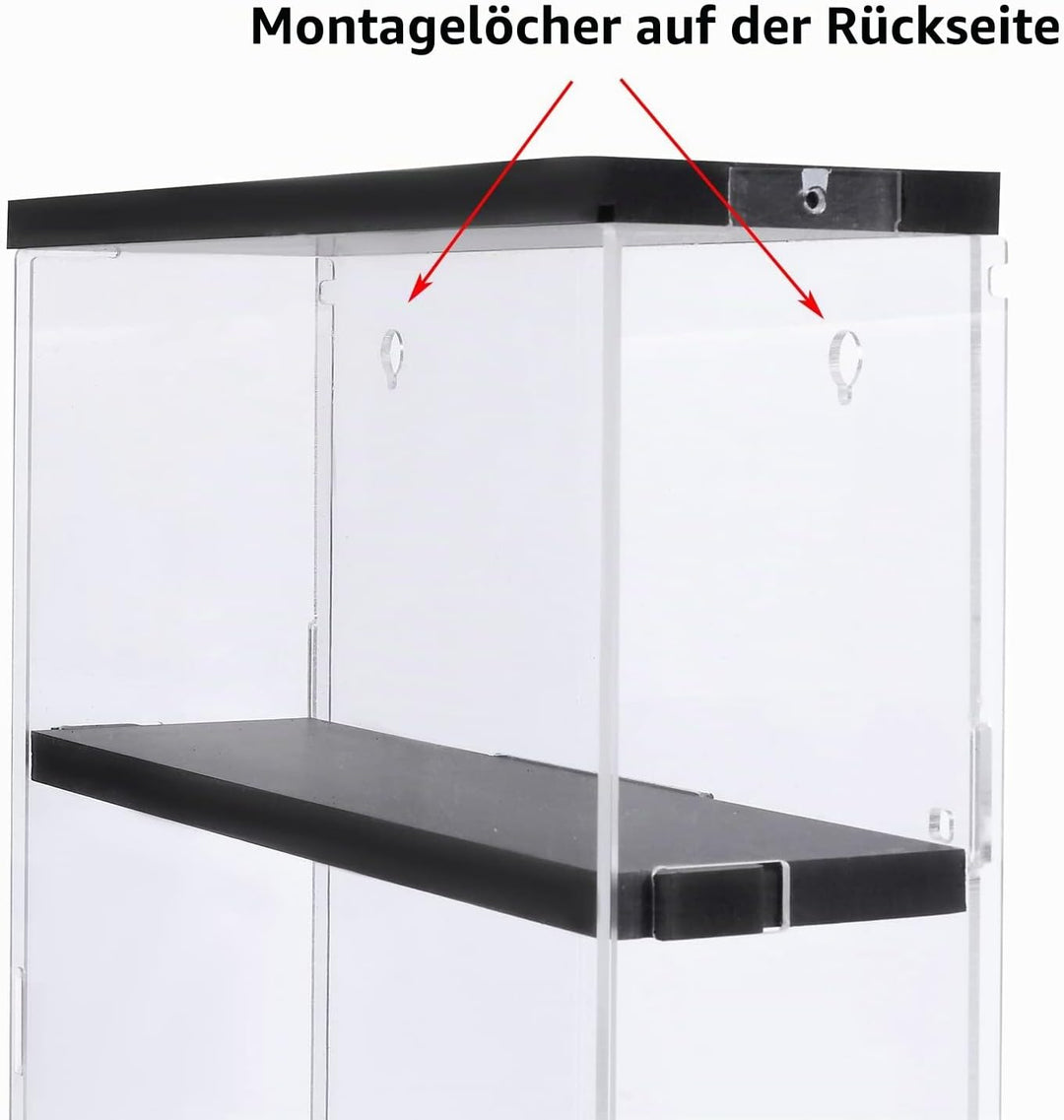 DuvinDD Acryl-Vitrine für Sammlerobjekte, Funko, Pop-Regal, transparent, zur Wandmontage oder auf de