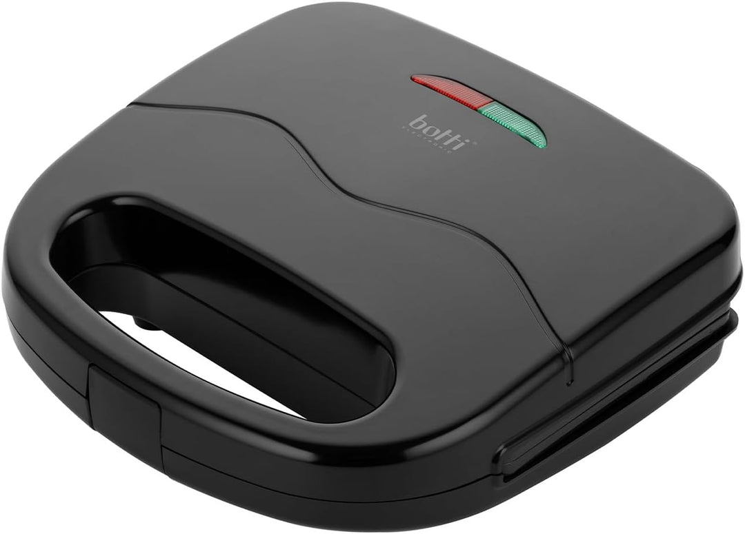 Botti Sandwich Snack-Toaster | 750W Leistung | Antihaftbeschichtung | Überhitzungsschutz | Kompaktes
