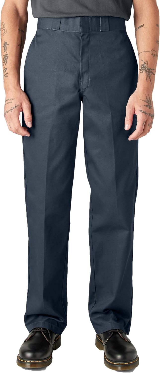Dickies Herren Slim Straight Work Pants Sporthose 28W / 32L Dark Navy, 28W / 32L Dark Navy