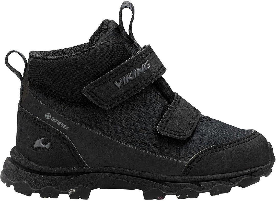 Viking Unisex Kinder Ask Mid GTX Walking Shoe 28 EU Black Charcoal, 28 EU Black Charcoal