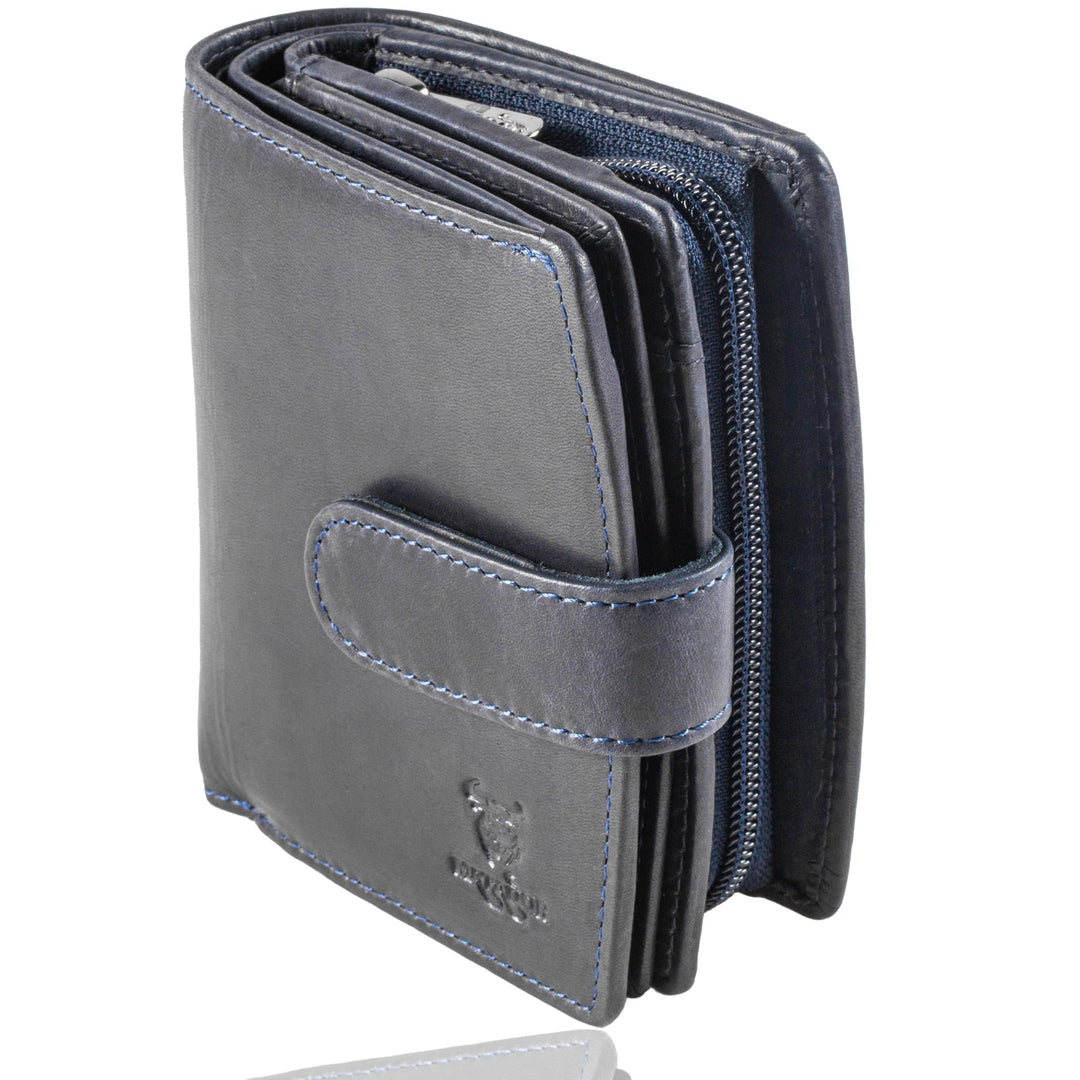 MATADOR Damen Geldbörse Mittelgross Leder #Valencia mit edler Geschenkbox, Elegantes Portemonnaie Da