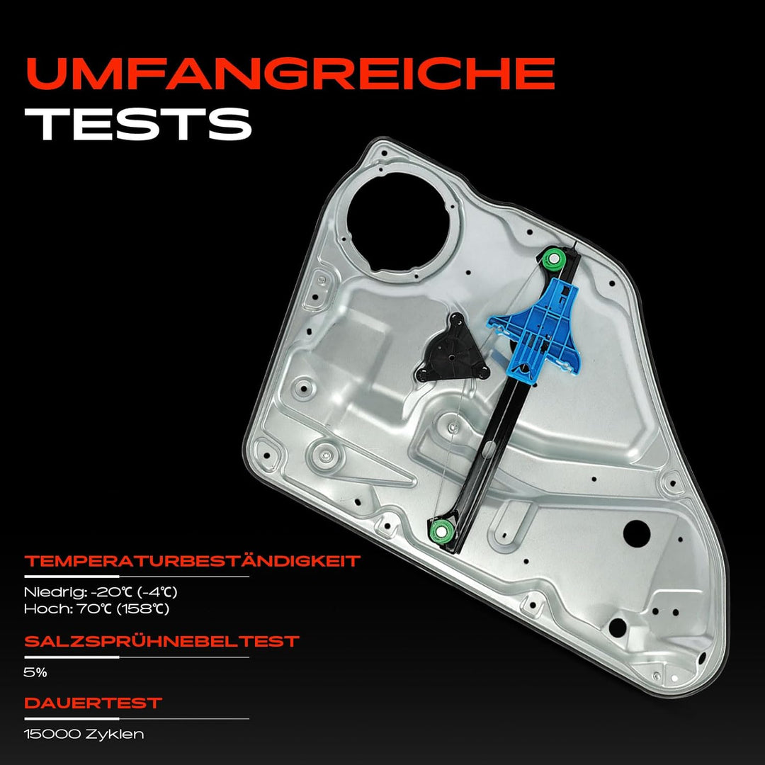 Frankberg Fensterheber Fensterhebermechanik mit Anschraubplatte onhe Elektromotor Hinten Rechts Komp