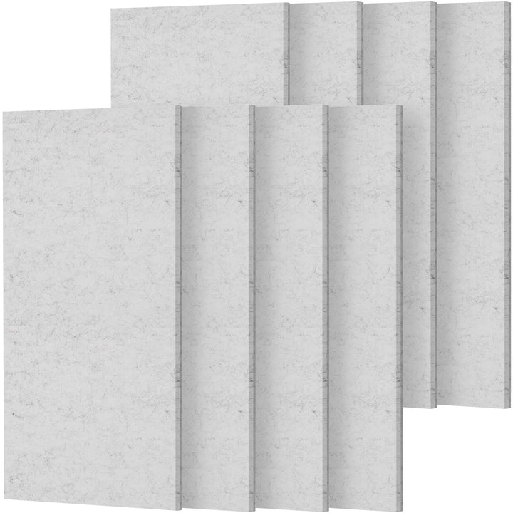 TONOR Gross Akustikpaneele Selbstklebend, 8 Pack 112x55 cm Schallschutzplatten Akustikplatten für Wa