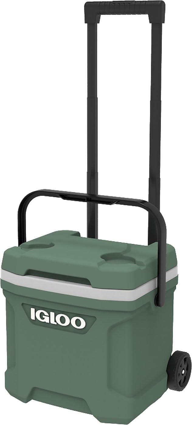 Igloo Ecocool Latitude 16 Roller - Tragbare Passive Kühlbox mit Rollen 15L - Hält Eiswürfel tagelang