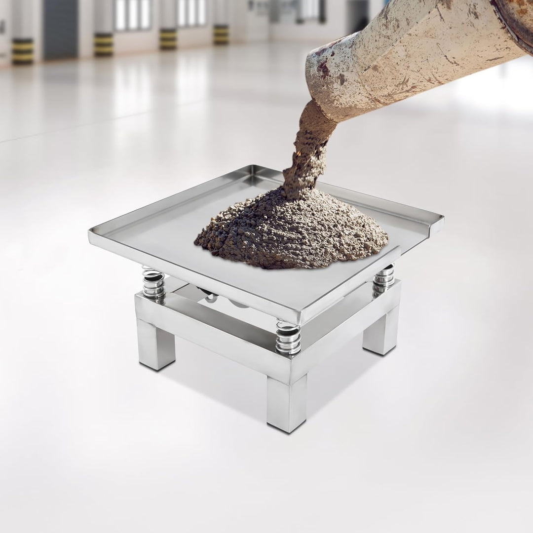 35x35cm Beton Vibriertisch mit 2.5cm Höhe der Schallwand AC 220V Mini Vibrationsprüfstand Testblock