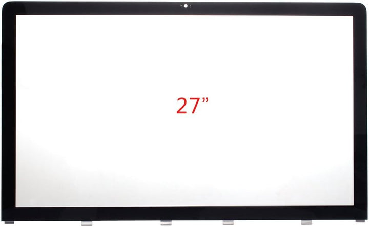 OLVINS Neu LCD Glas für Apple iMac 27'' A1312 Glas Front Screen Panel Bezel 2009 2010