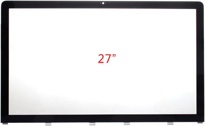 OLVINS Neu LCD Glas für Apple iMac 27'' A1312 Glas Front Screen Panel Bezel 2009 2010