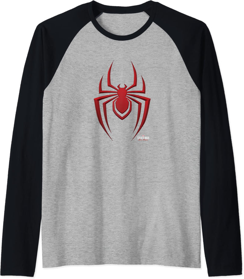 Marvel Spider-Man Miles Morales Logo Raglan