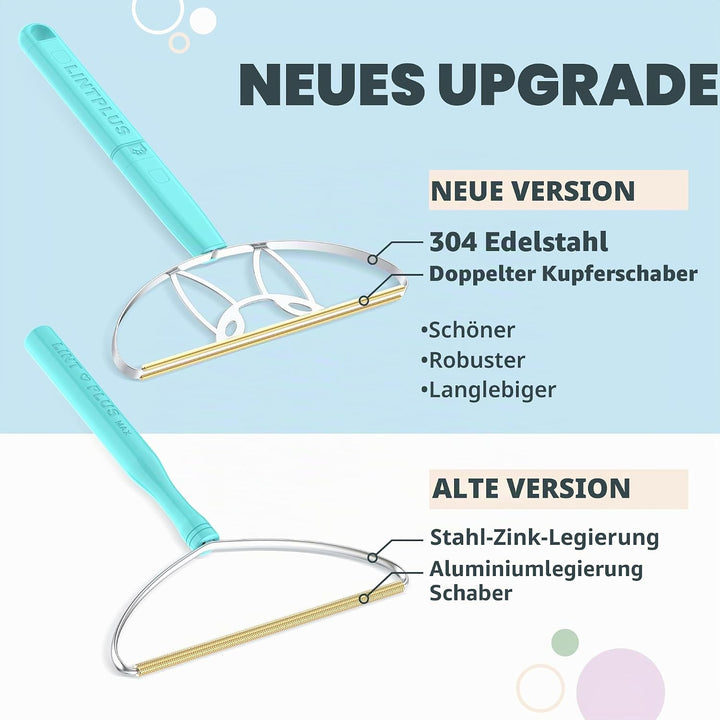 Flex MAX & Pro Tierhaarentferner-Set von LINTPLUS – Haarentfernungswerkzeug für Hunde & Katzen für M