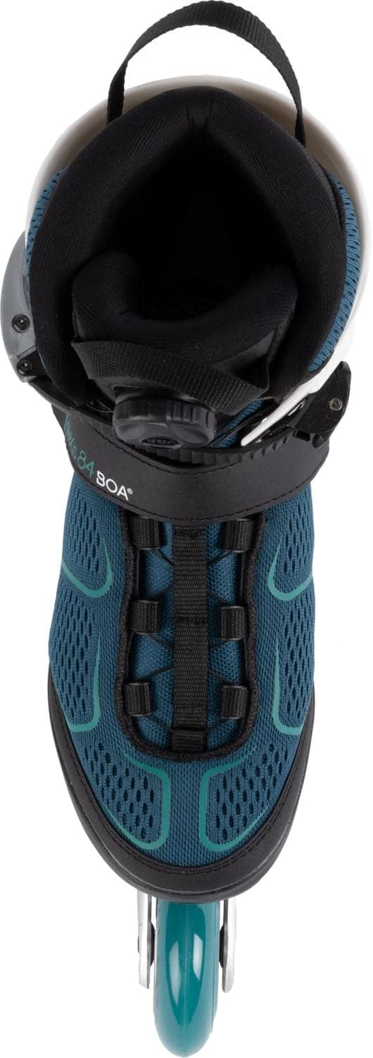 K2 Damen Alexis 84 Boa Inline Skates EU: 40.5 (UK: 7 / US: 9.5) teal - white, EU: 40.5 (UK: 7 / US: