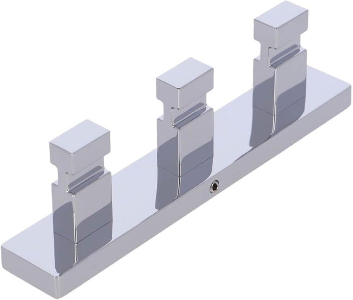 INDA Lea Wandgarderobe, Messing, Weiss, 5 x 17 x 3 cm Dreifach, Dreifach