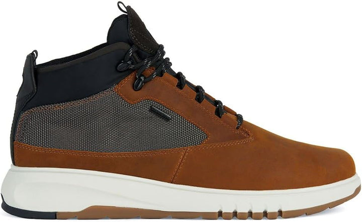 Geox Jungen U Aerantis 4x4 B ABX Ankle Boot 40 EU Ochre Graphite, 40 EU Ochre Graphite