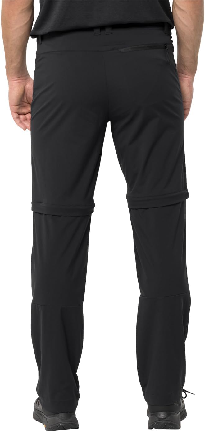 Jack Wolfskin Herren Glastal Zip Off Pants M Wanderhose 58 Schwarz, 58 Schwarz
