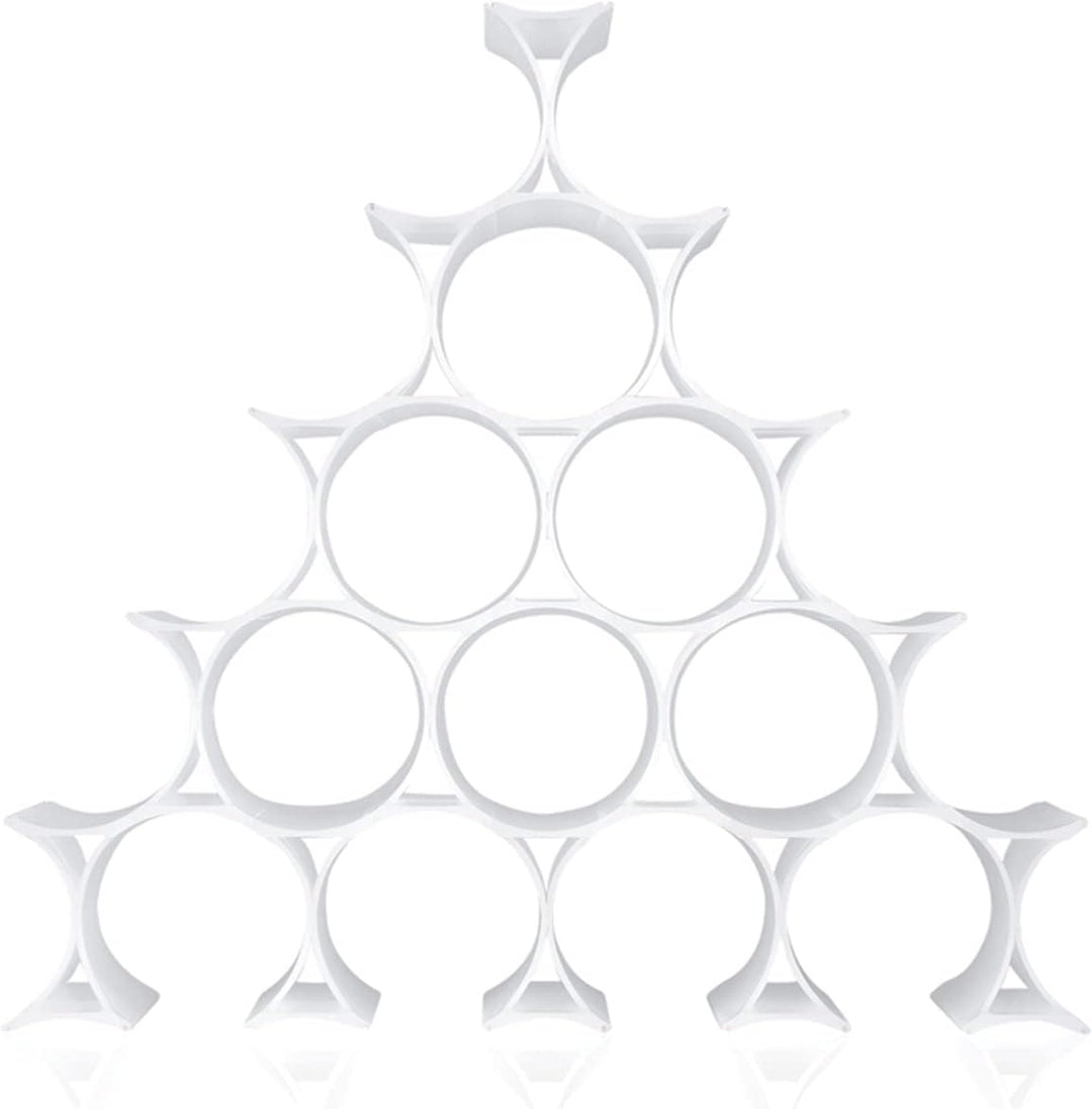 Kartell Infinity Flaschenregal, Plastik, opalino, 14.5 x 9.5 x 5.7 cm Bianco, Bianco