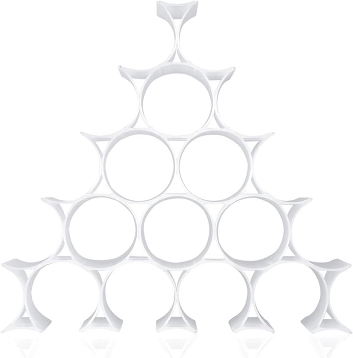 Kartell Infinity Flaschenregal, Plastik, opalino, 14.5 x 9.5 x 5.7 cm Bianco, Bianco