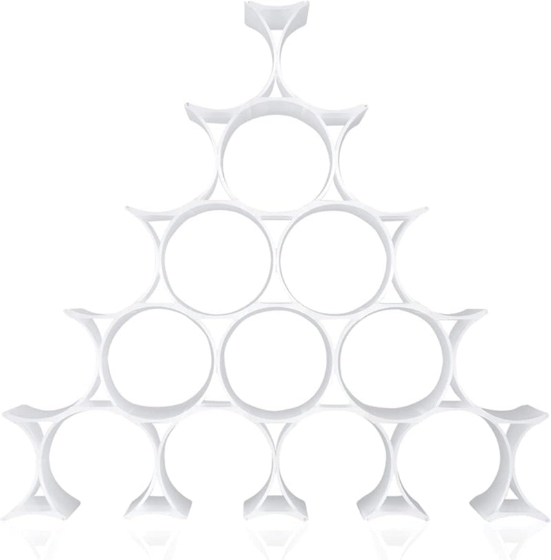 Kartell Infinity Flaschenregal, Plastik, opalino, 14.5 x 9.5 x 5.7 cm Bianco, Bianco