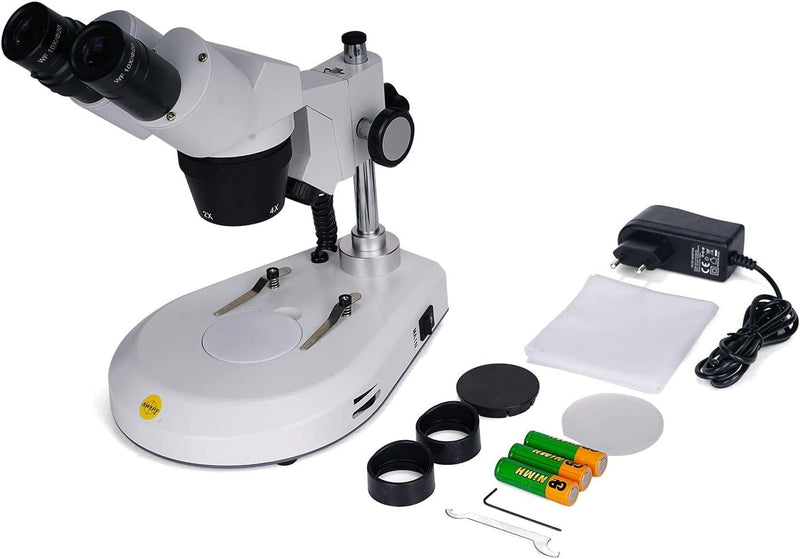 SWIFT S306S-20-2L Binokulares Stereo-Mikroskop 20X/40X/80X Vergrösserung Vorne montiert 360° drehbar