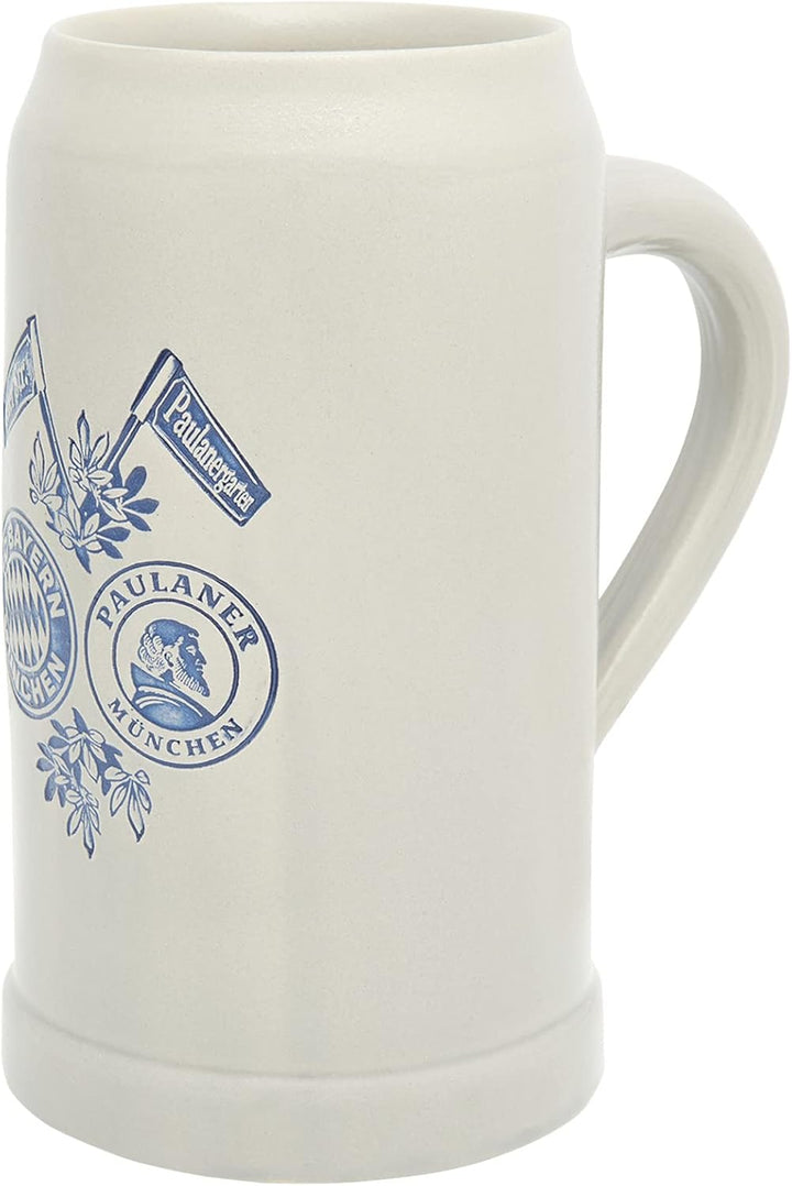 FC Bayern München Bierkrug I Bierglas I Masskrug| 1 Liter I Fussball 1 Stück (1er Pack), 1 Stück (1e