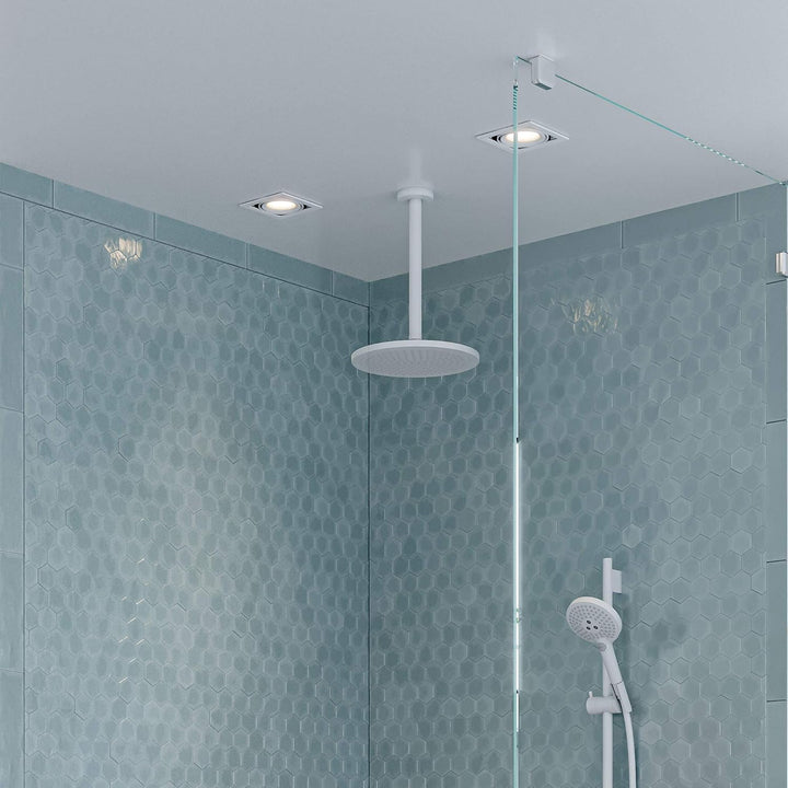 hansgrohe Duschkopf Croma 280, Kopfbrause/Regendusche rund, 1 Strahlart, Mattweiss Mattweiss 1 Strah