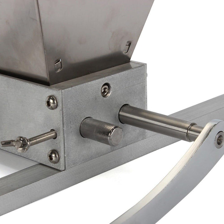 SHIOUCY Getreidebrecher Grain Malt Mill Crusher 8 lbs/Minute 2 Roller Brewer Malt Mill Getreidemühle