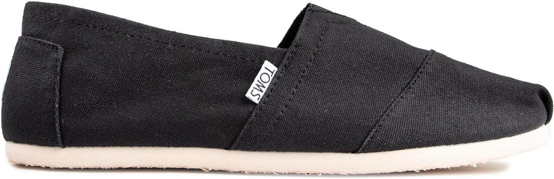 TOMS Herren Alpargata Core Flache Slipper 41 EU Schwarz Weiss, 41 EU Schwarz Weiß