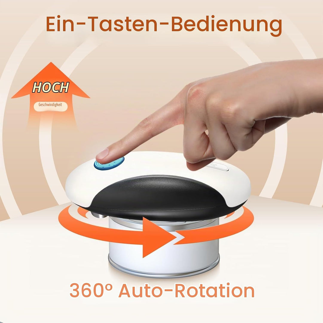 Elektrischer Dosenöffner USB-Aufladbar, Einhand-Automatischer Seitenschneider, Berührungsfreie &amp; Sic
