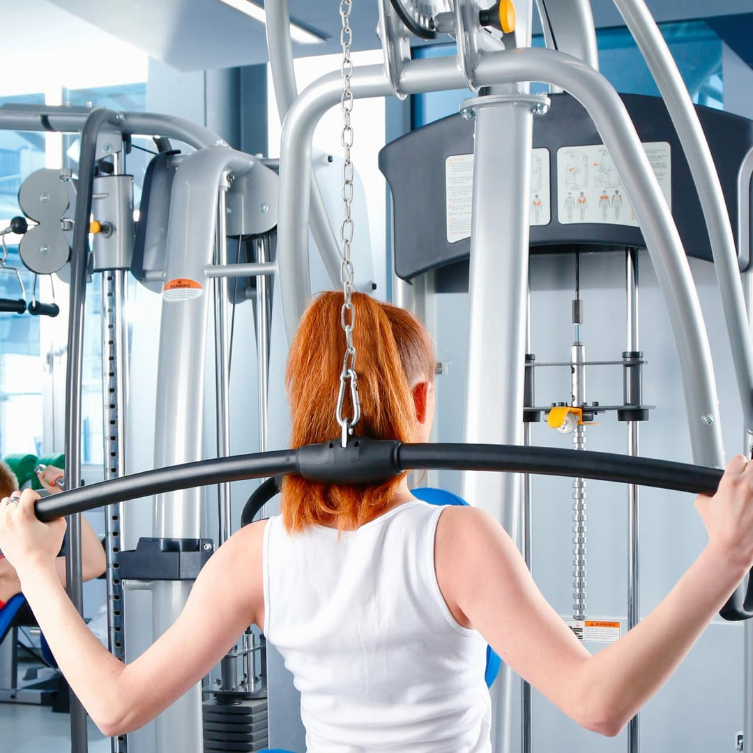 Milisten Trizeps-verlängerungskette Aus Hochwertigem Eisen Pull-down-Kette Mit Doppelgriff Fitnesszu