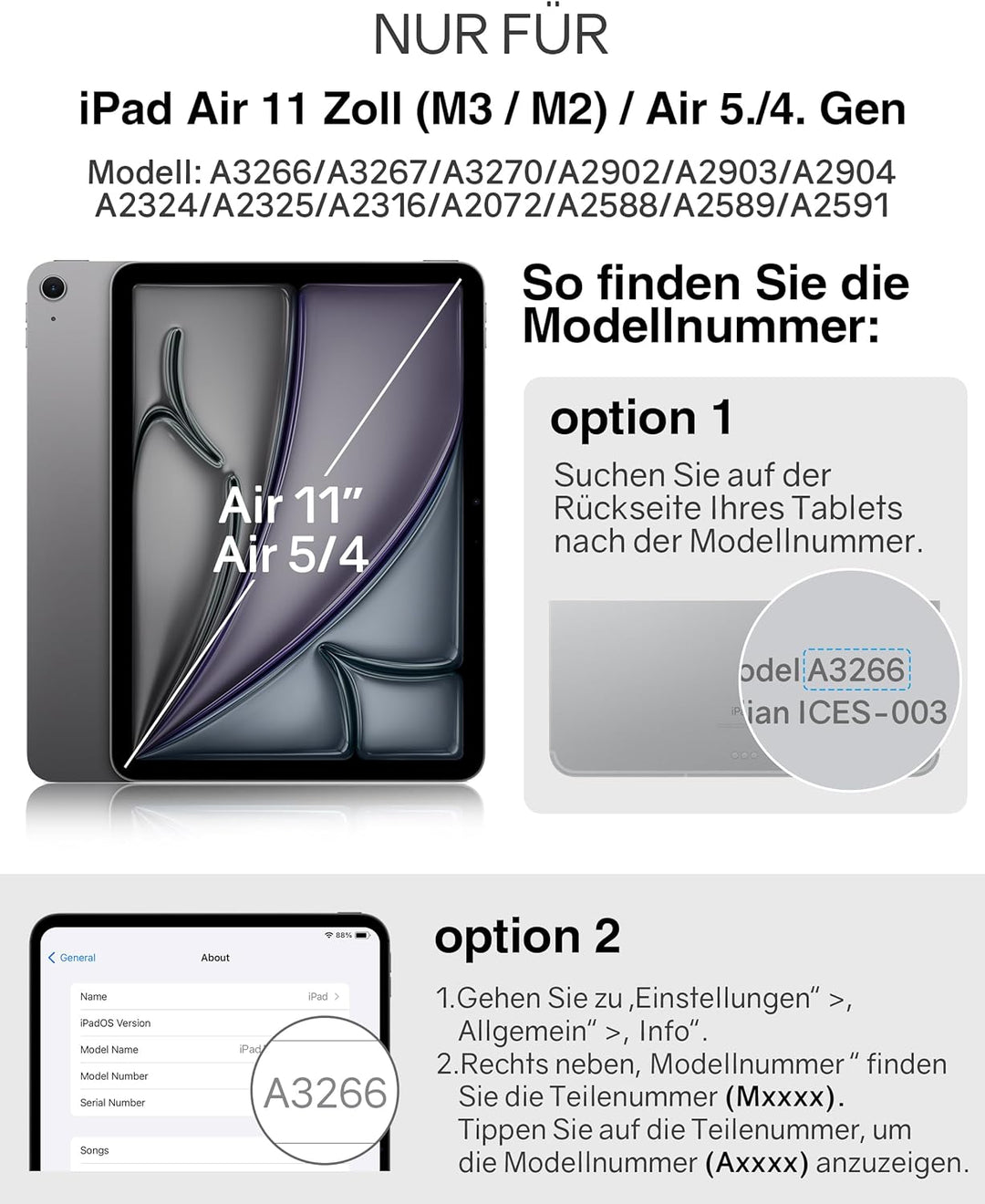 AUAUA Hülle für iPad Air 5. Generation(2022), iPad Air 4. Generation(2020), mit Stifthalter, Auto Sc