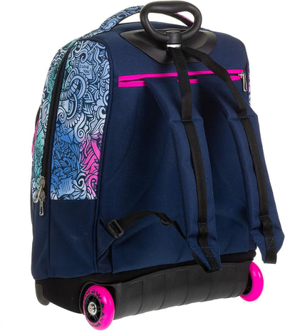 Seven TROLLEY, 2 in 1, Schulranzen mit Rollen, Rucksack mit Trolleyfunktion für Kinder, ab 1. Klasse
