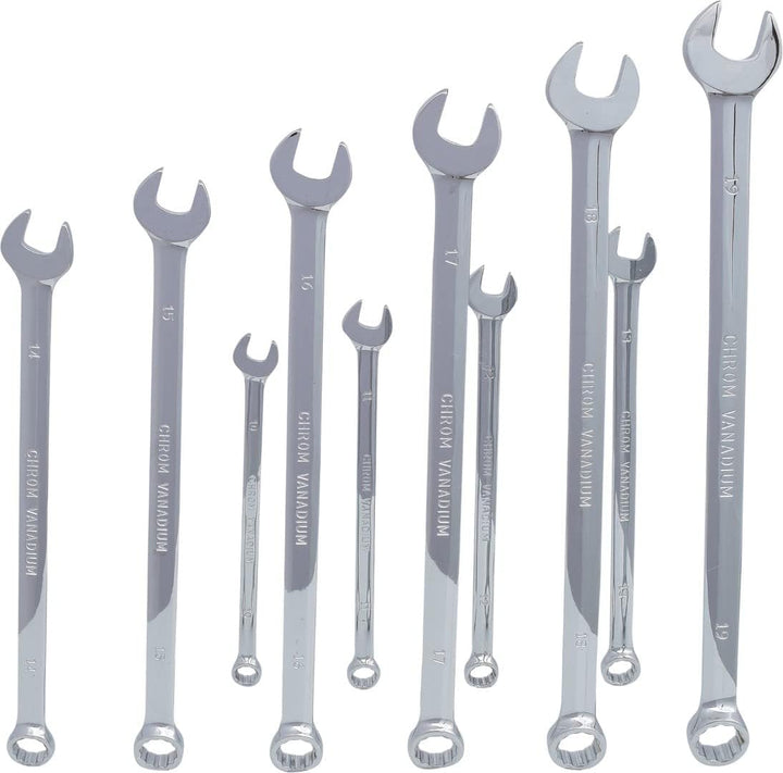 KS Tools 519.0660 CHROMEplus Ringmaulschlüssel-Satz, XL, 10-tlg.