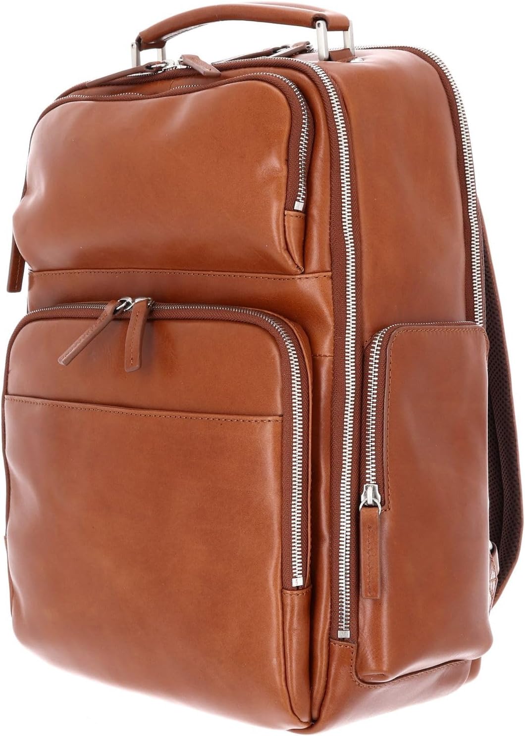 Leonhard Heyden Cambridge - Rucksack 15.6" 42 cm cognac